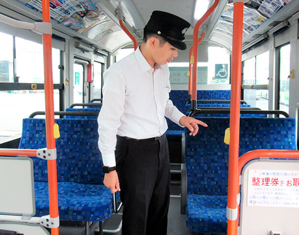 バス運転者（男性）のスケジュール
